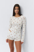 Soft loungewear cardigan - Noir
