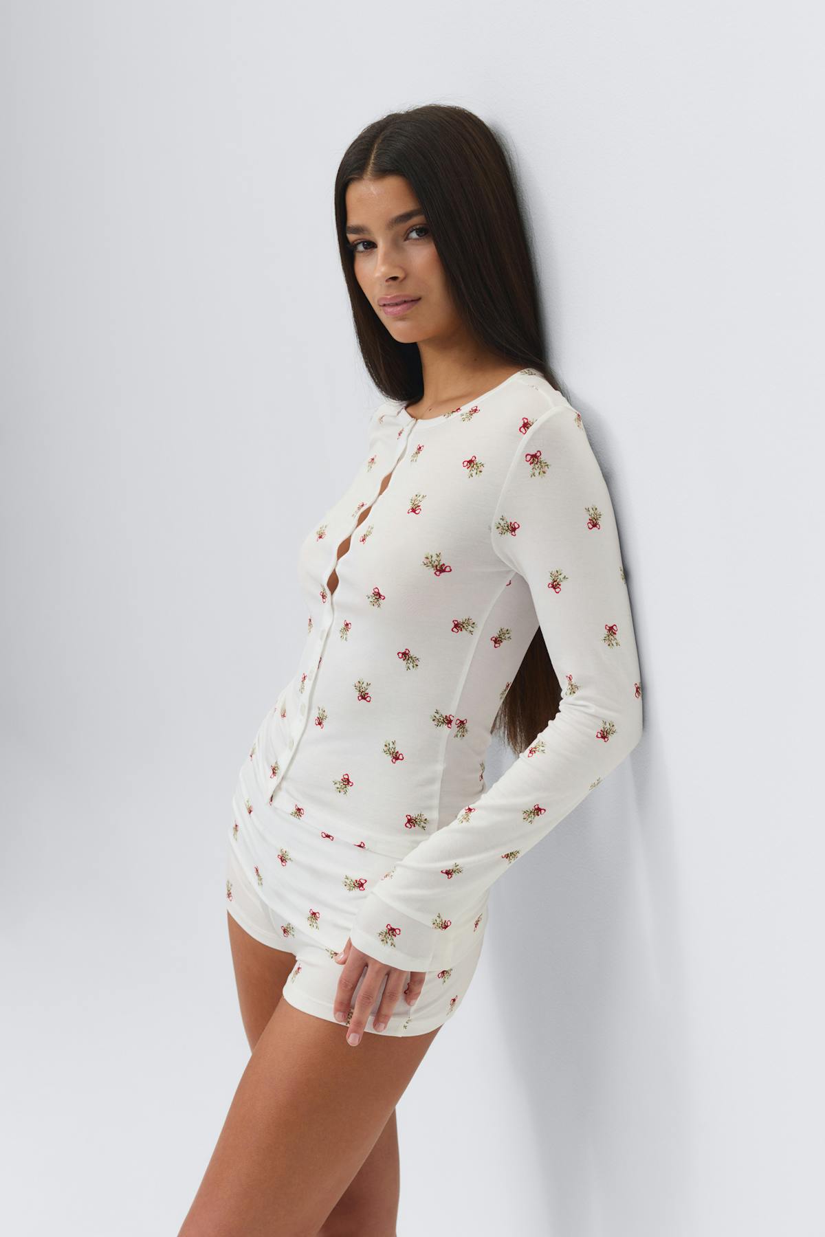 Soft loungewear cardigan - Noir