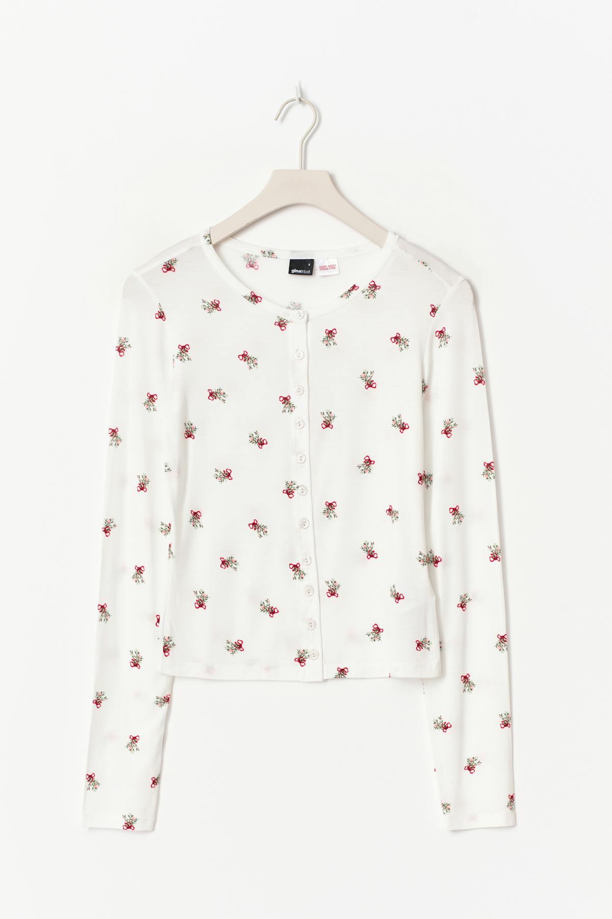 Soft loungewear cardigan - Mistle aop