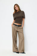 Soft asymmetric top - Grey melange