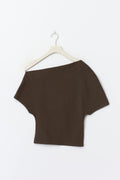 Soft asymmetric top - Seal brown