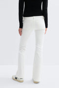 14+ pleated tie jeans tall - Blanc
