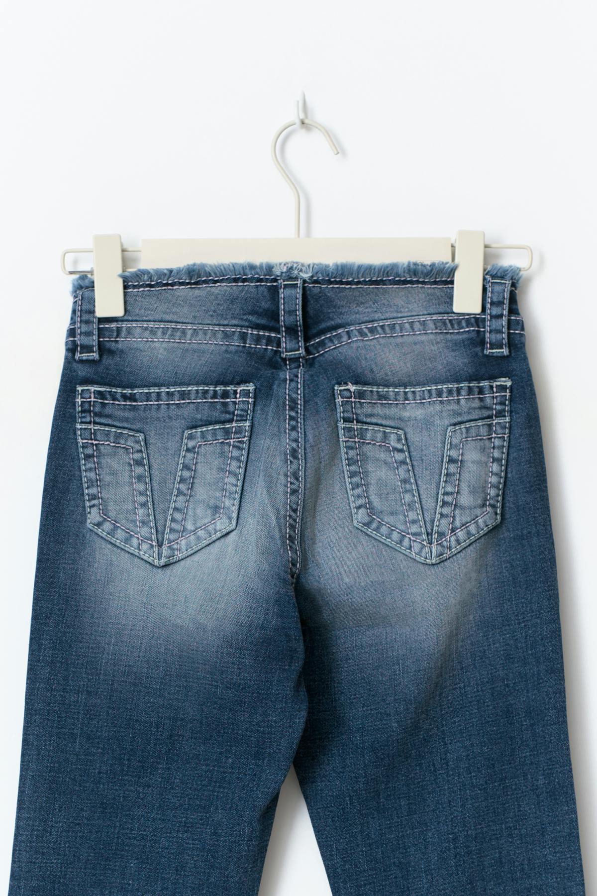Y x-tra low cut off jeans tall - Bleu foncé