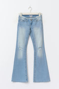 14+ xtra low cutoff jeans tall - Bleu clair