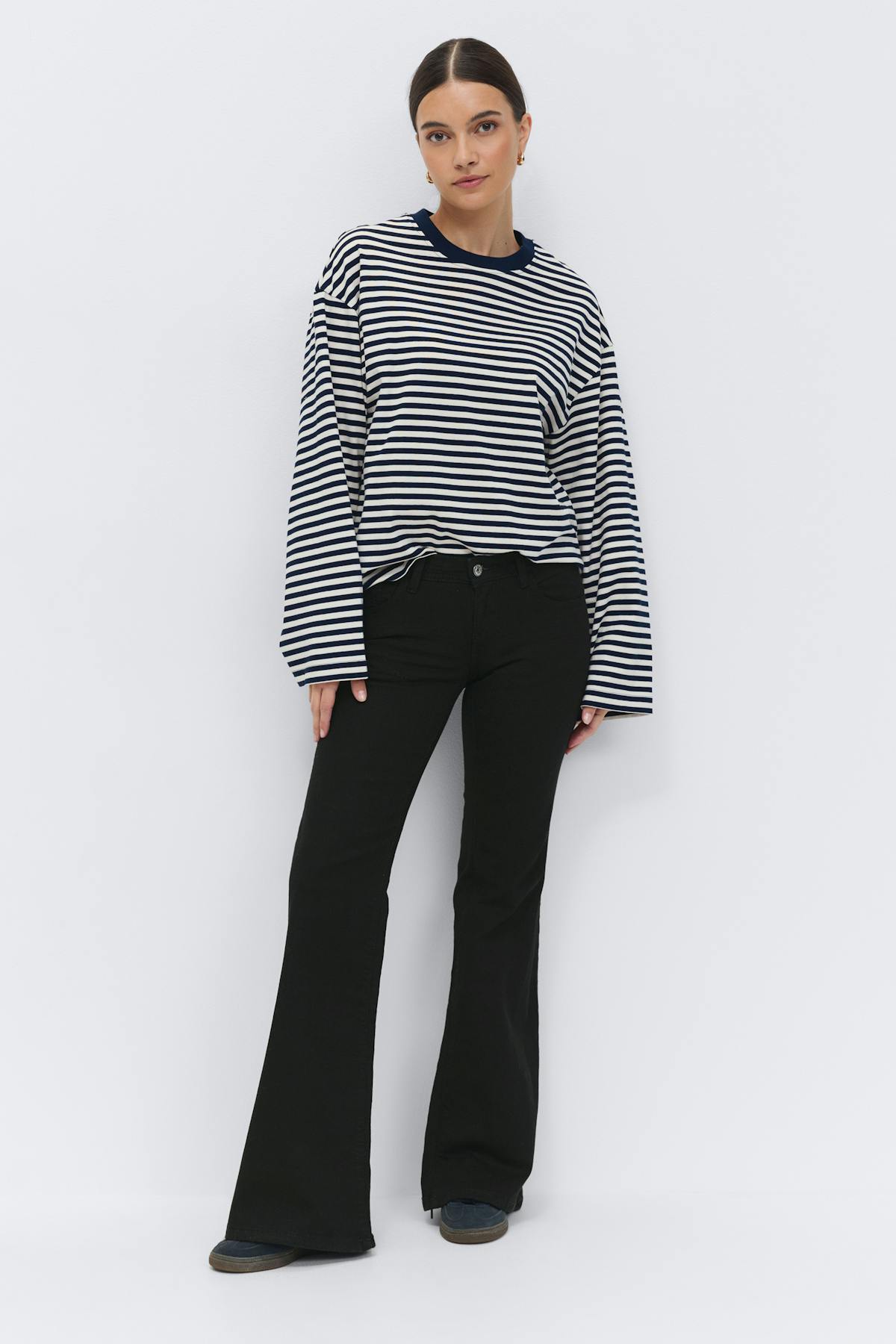 Ultra low flare jeans - Bleu clair