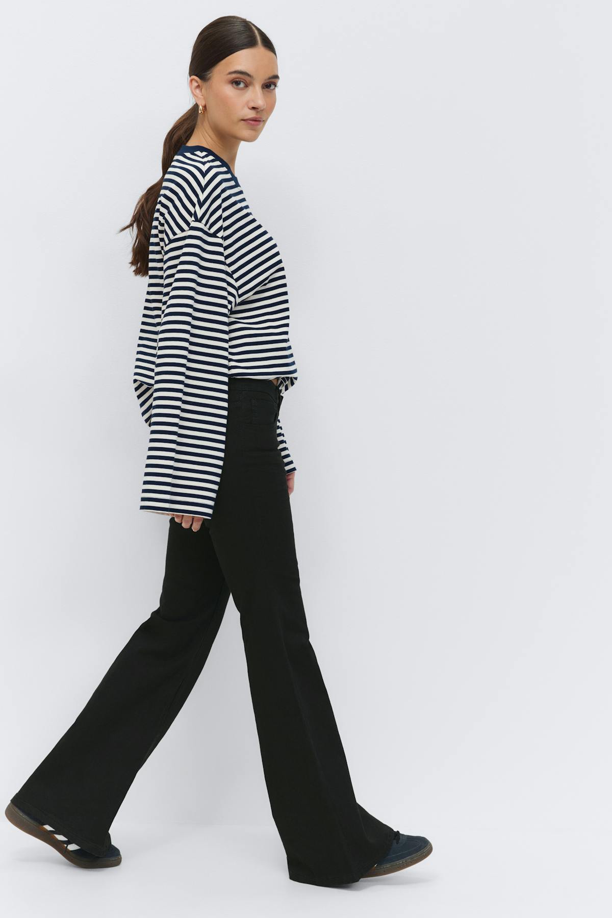 Ultra low flare jeans - Bleu clair