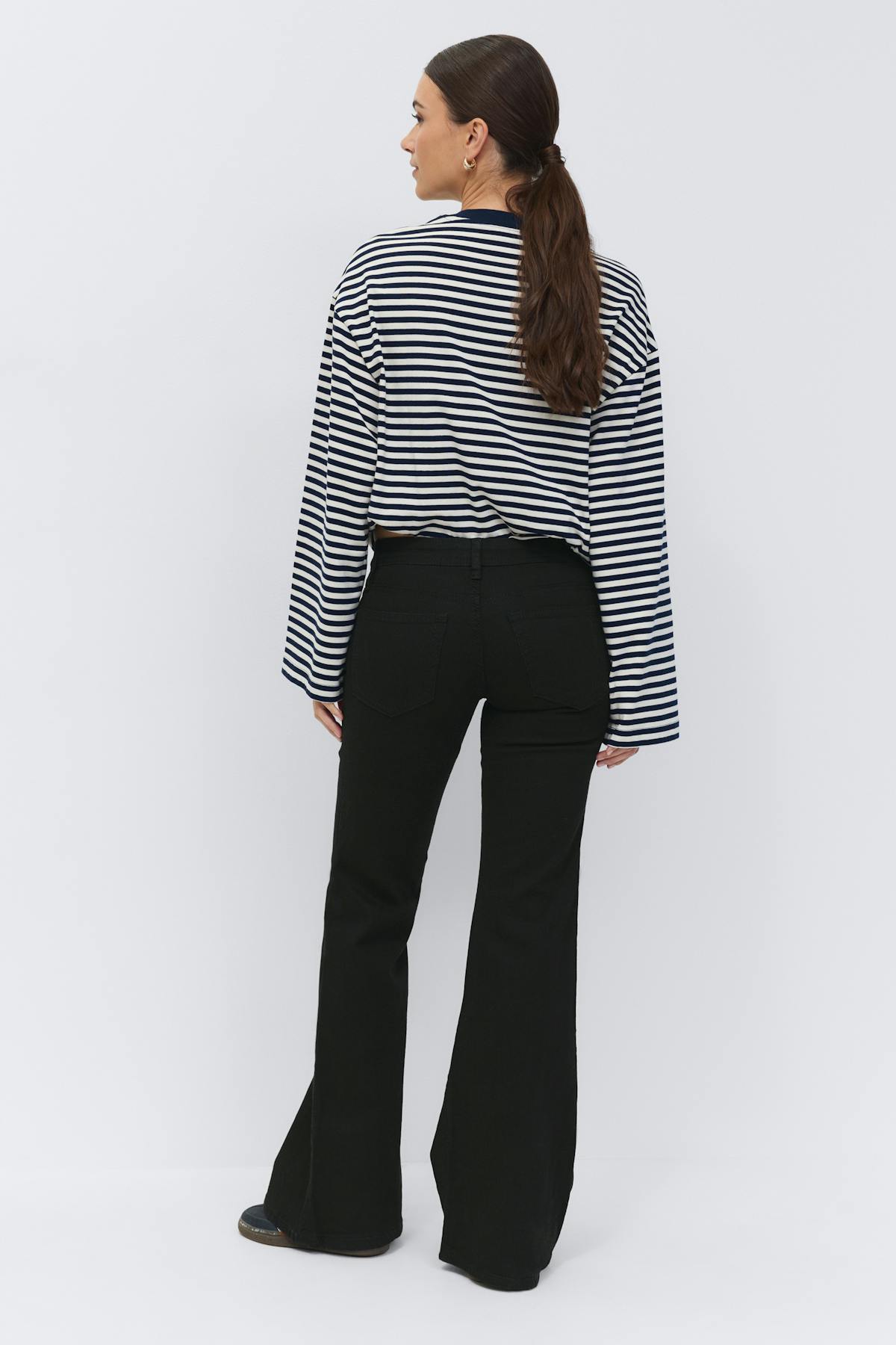 Ultra low flare jeans - Bleu clair
