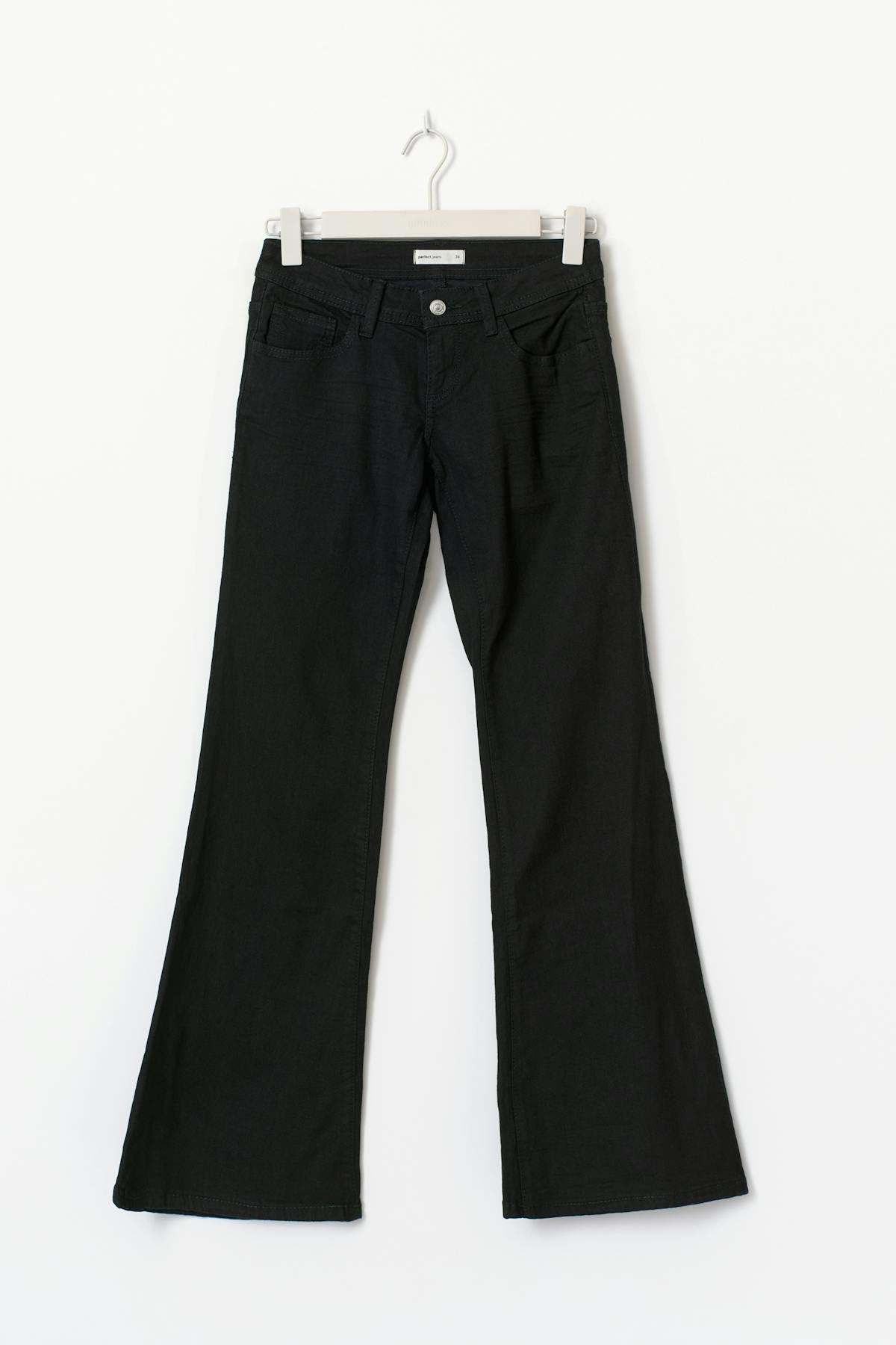 Ultra low flare jeans - Bleu clair