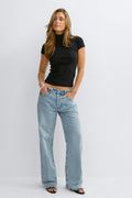 Boyfriend jeans - Dk mid blue