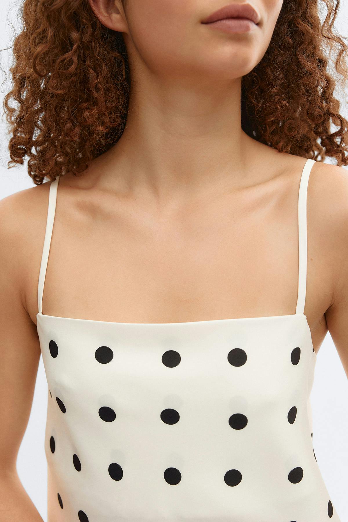 Satin singlet - Creme