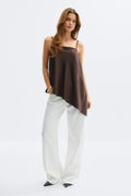 Satin singlet - Creme