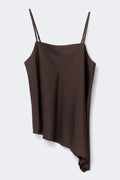 Satin singlet - Creme/dot