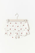 Soft folded loungewear shorts - Mistle aop