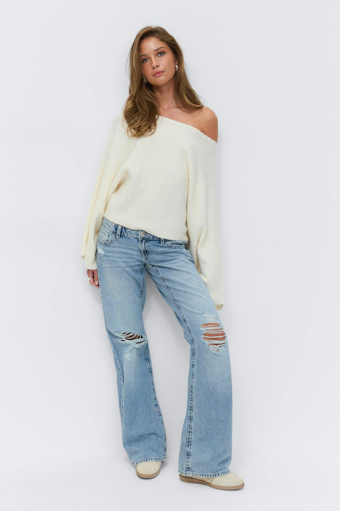 14+ for real low loose jeans - Bleu clair