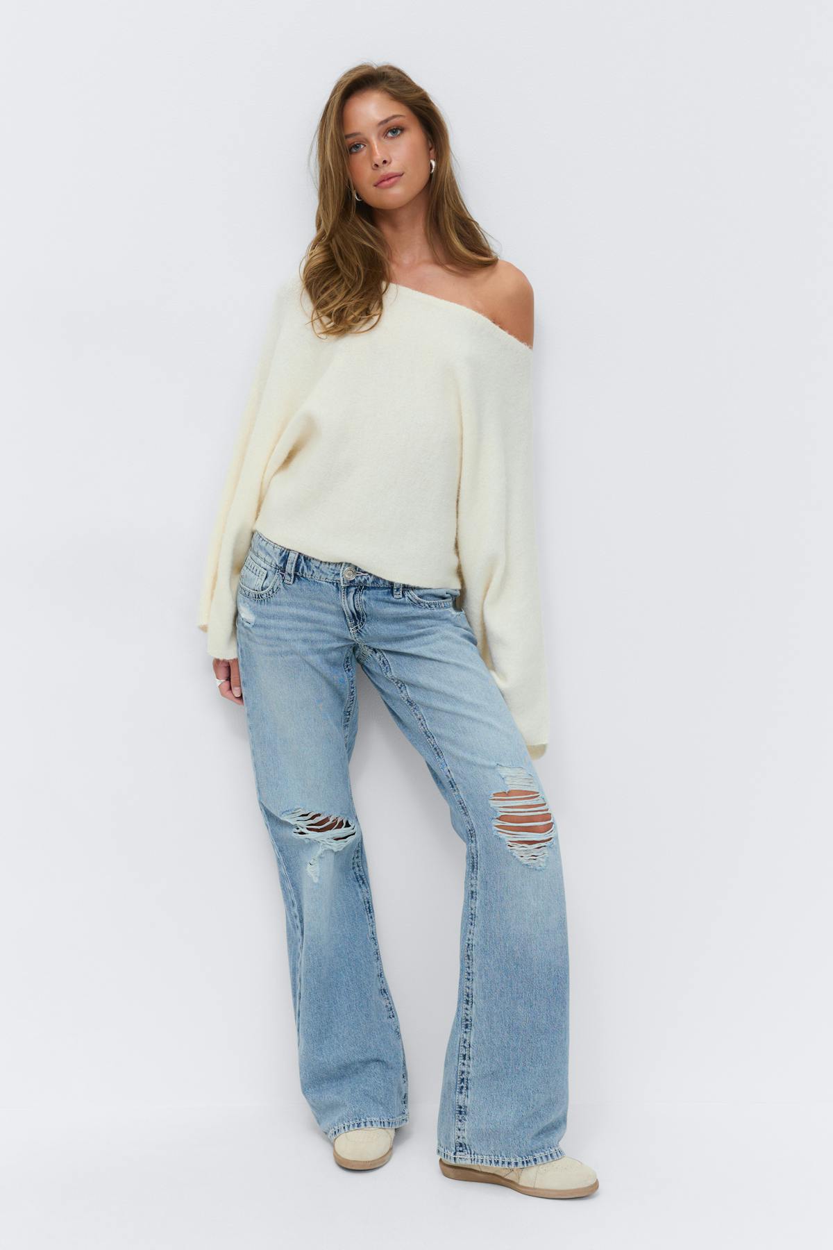 14+ for real low loose jeans - Bleu clair