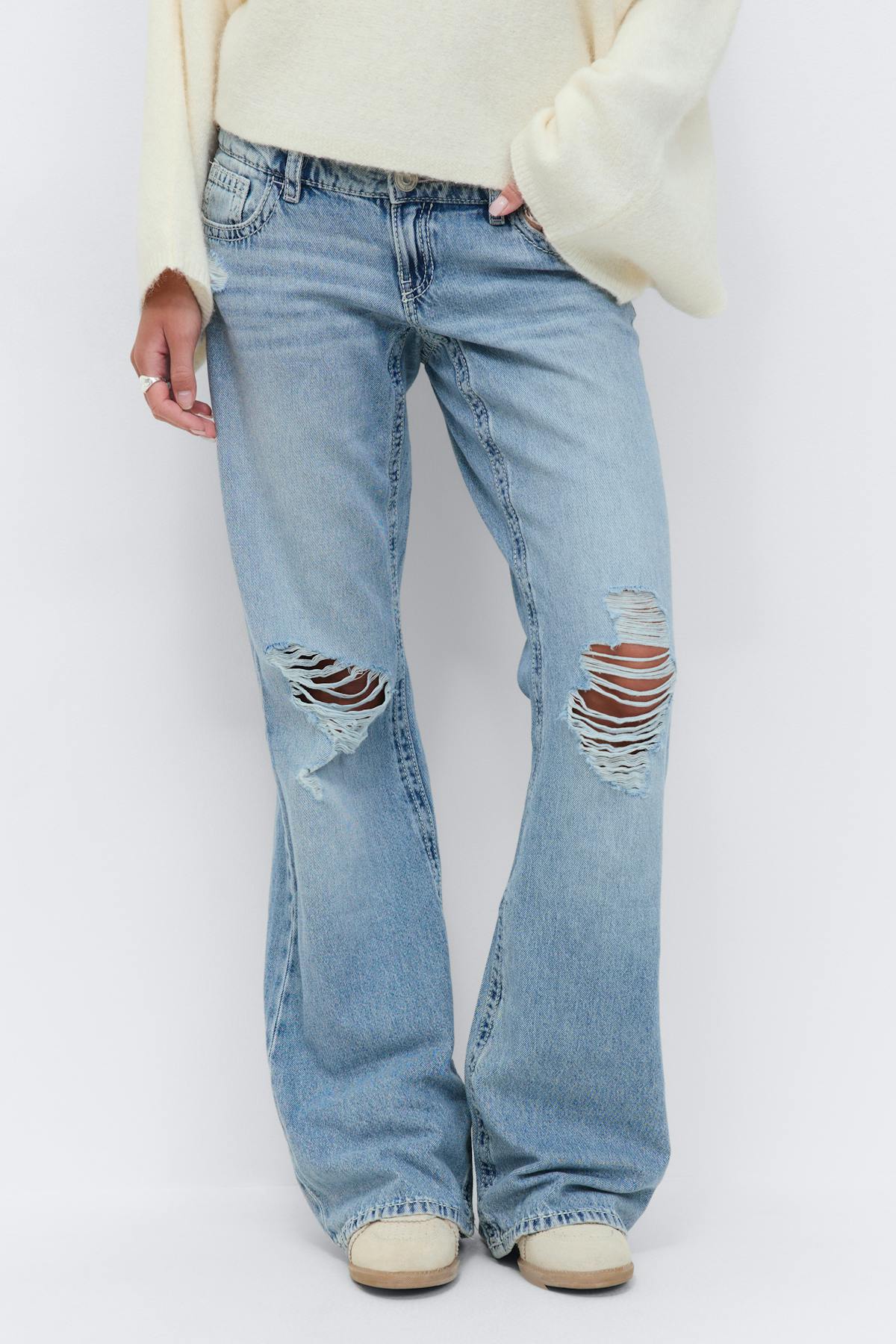 14+ for real low loose jeans - Bleu clair