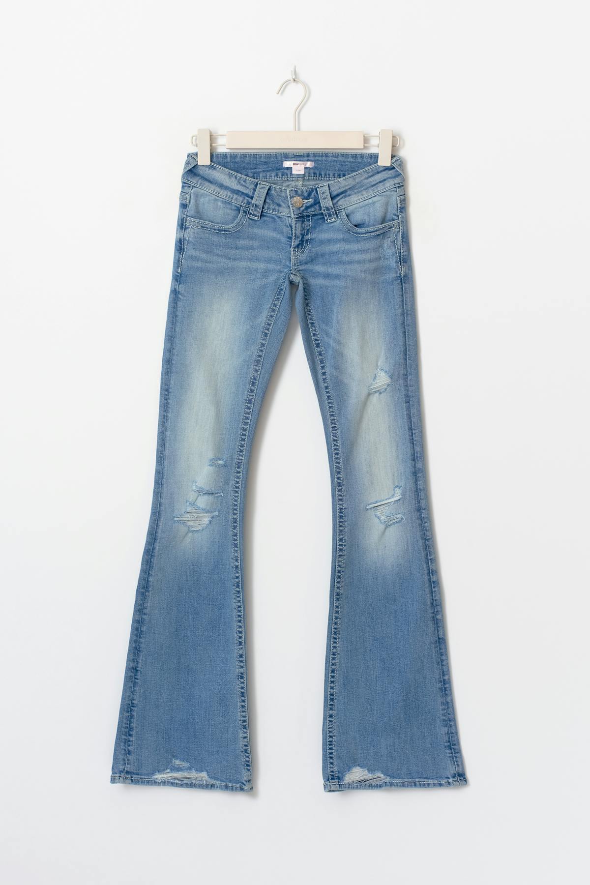 14+ too messy flare jeans - Bleu