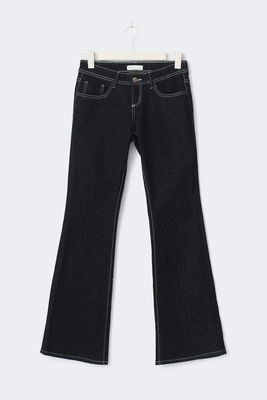 Ultra low flare petite jeans - Rinse