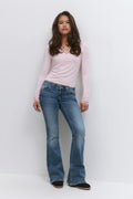 Y too clean flare jeans - Offblack