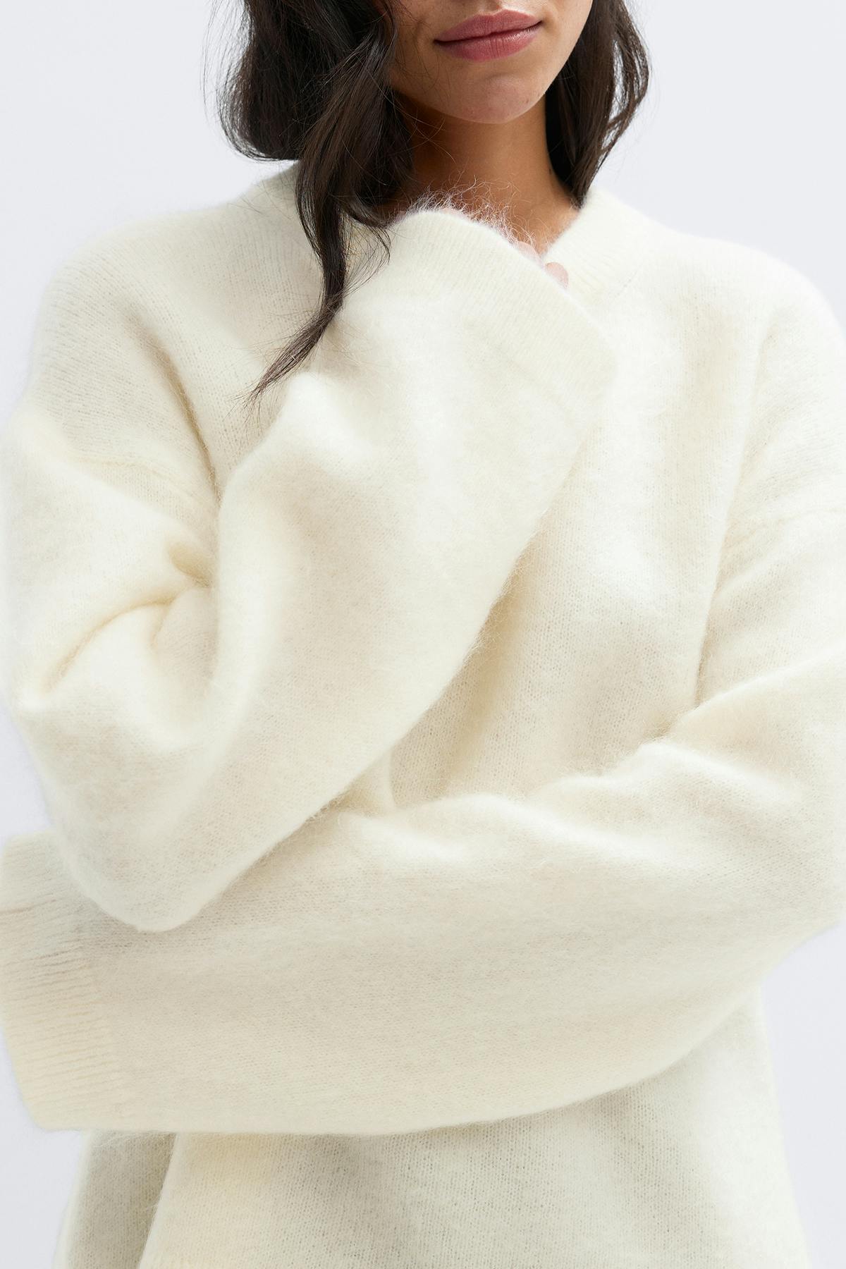 Mohair knitted sweater - Rainy day
