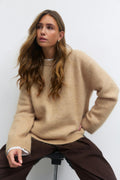 Mohair knitted sweater - Noir