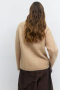 Mohair knitted sweater - Fudge