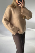 Mohair knitted sweater - Noir