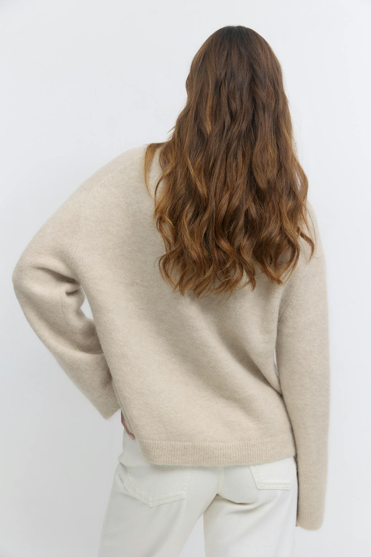 Mohair knitted sweater - Rainy day