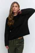 Mohair knitted sweater - Vert