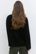 Mohair knitted sweater - Noir