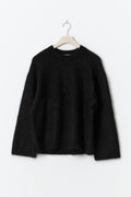Mohair knitted sweater - Noir