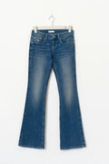 Ultra low bootcut jeans - Blanc cassé