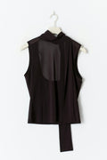 Scarf top - Marron foncé