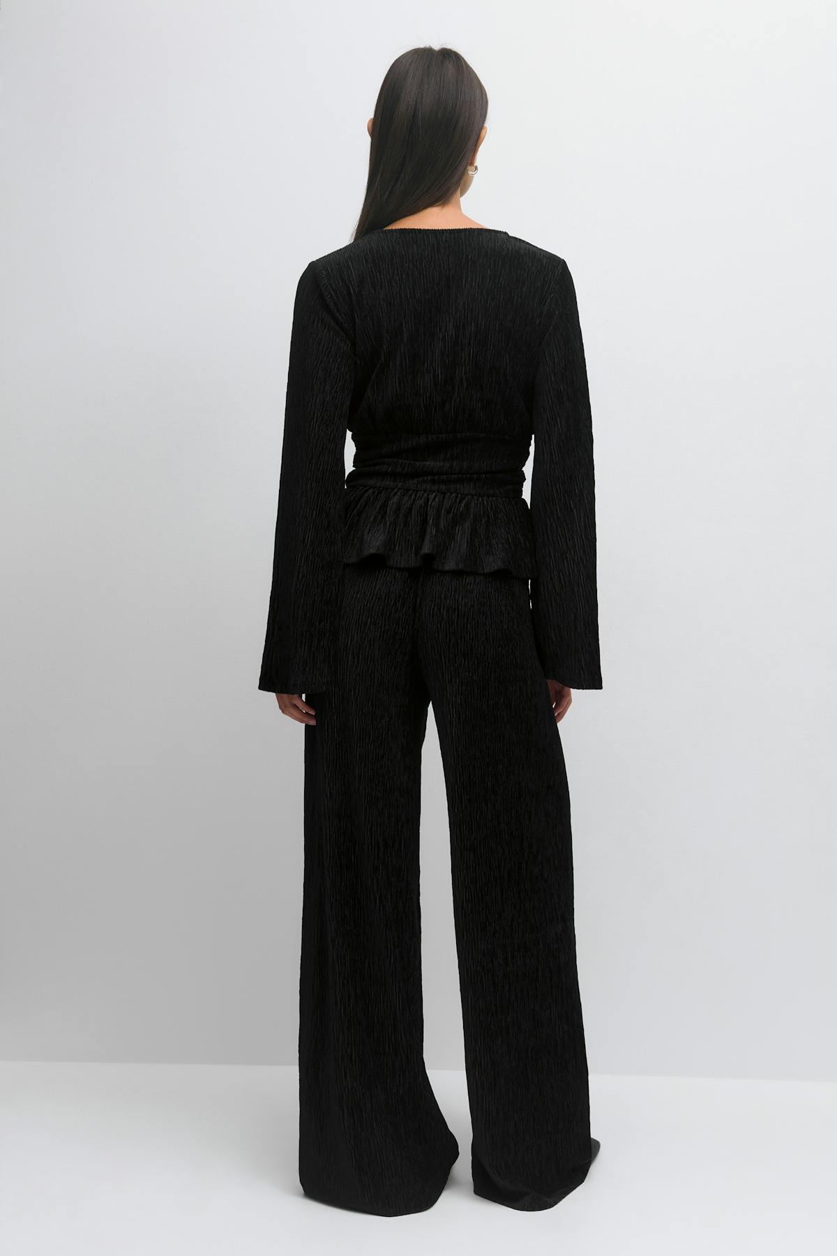 Velvet trousers - Noir