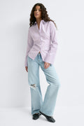 Shaped blouse - Rose clair