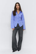 Shaped blouse - Bleu clair
