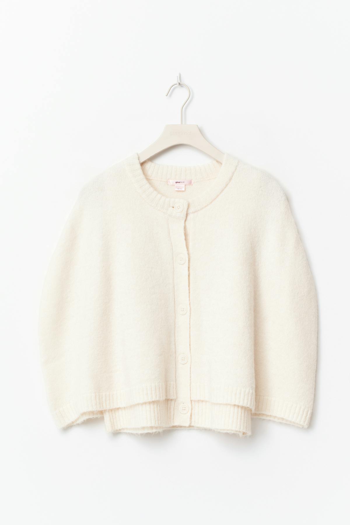 Y knitted cape cardigan - Navy blazer