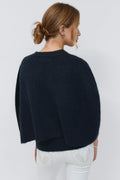 Y knitted cape cardigan