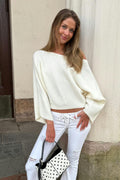 14+ knitted poncho sweater - Bordeaux foncé