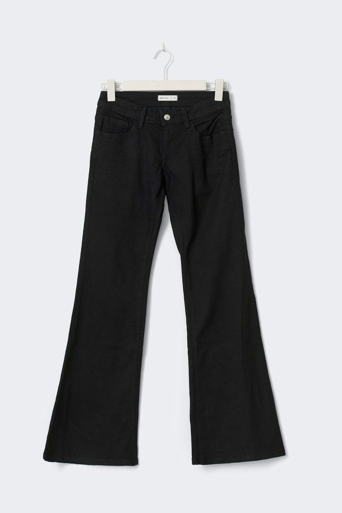 Ultra low flare petite jeans - Rinse