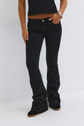 Y too clean flare jeans tall - Offblack