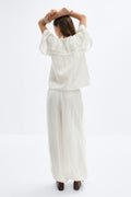 Sheer balloon trousers - Noir