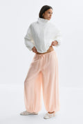 Sheer balloon trousers - Marron foncé