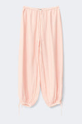Sheer balloon trousers - Peach