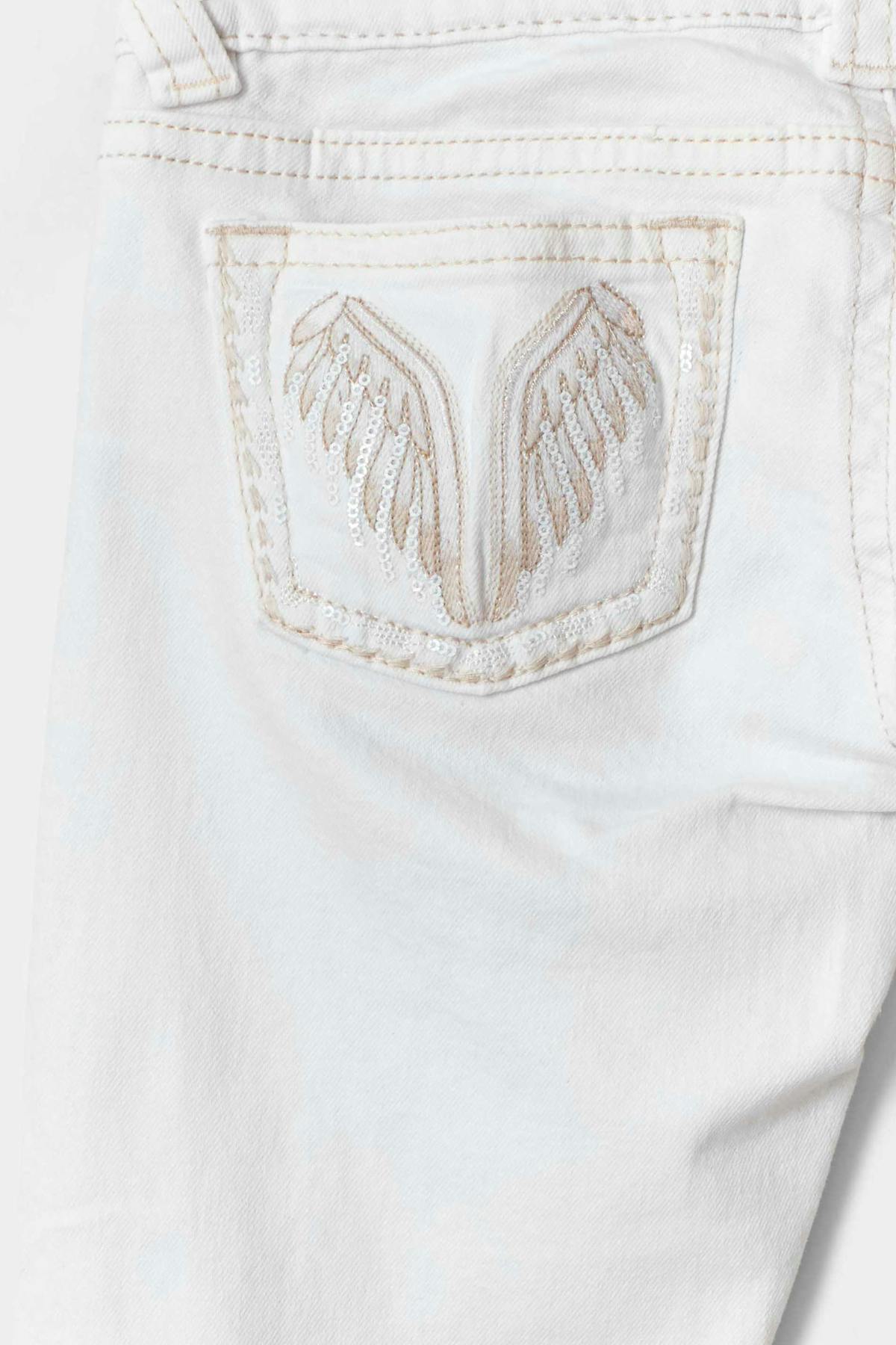 14+ too messy flare jeans tall - Blanc cassé