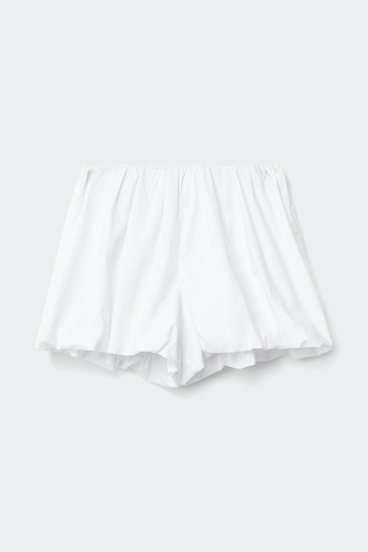 Mini balloon shorts - Blanc