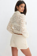 Knitted crochet shorts - Java