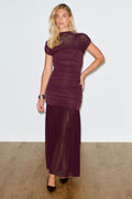 Dropped waist maxi dress - Wine tasting