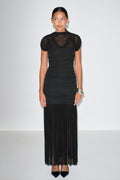 Dropped waist maxi dress - Wine tasting