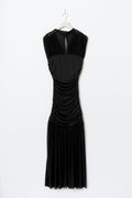 Dropped waist maxi dress - Noir